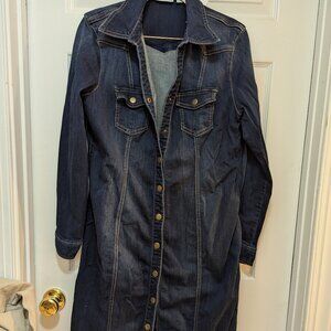 Stretch denim dress
